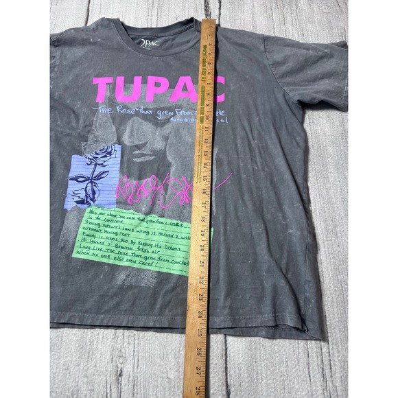 2PAC Graphic T Shirt The Rose That Grew From‎ Concrete Men's XL - Picture 3 of 5